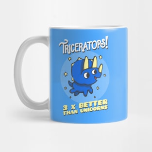 Triceratops - 3 x Better Than Unicorns Mug